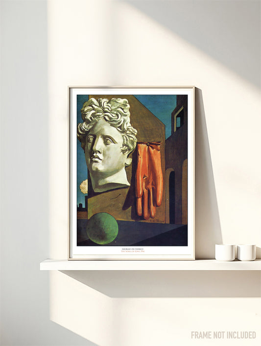 GIORGIO DE CHIRICO - THE SONG OF LOVE - Symbios Design Rare Glossy Poster Print