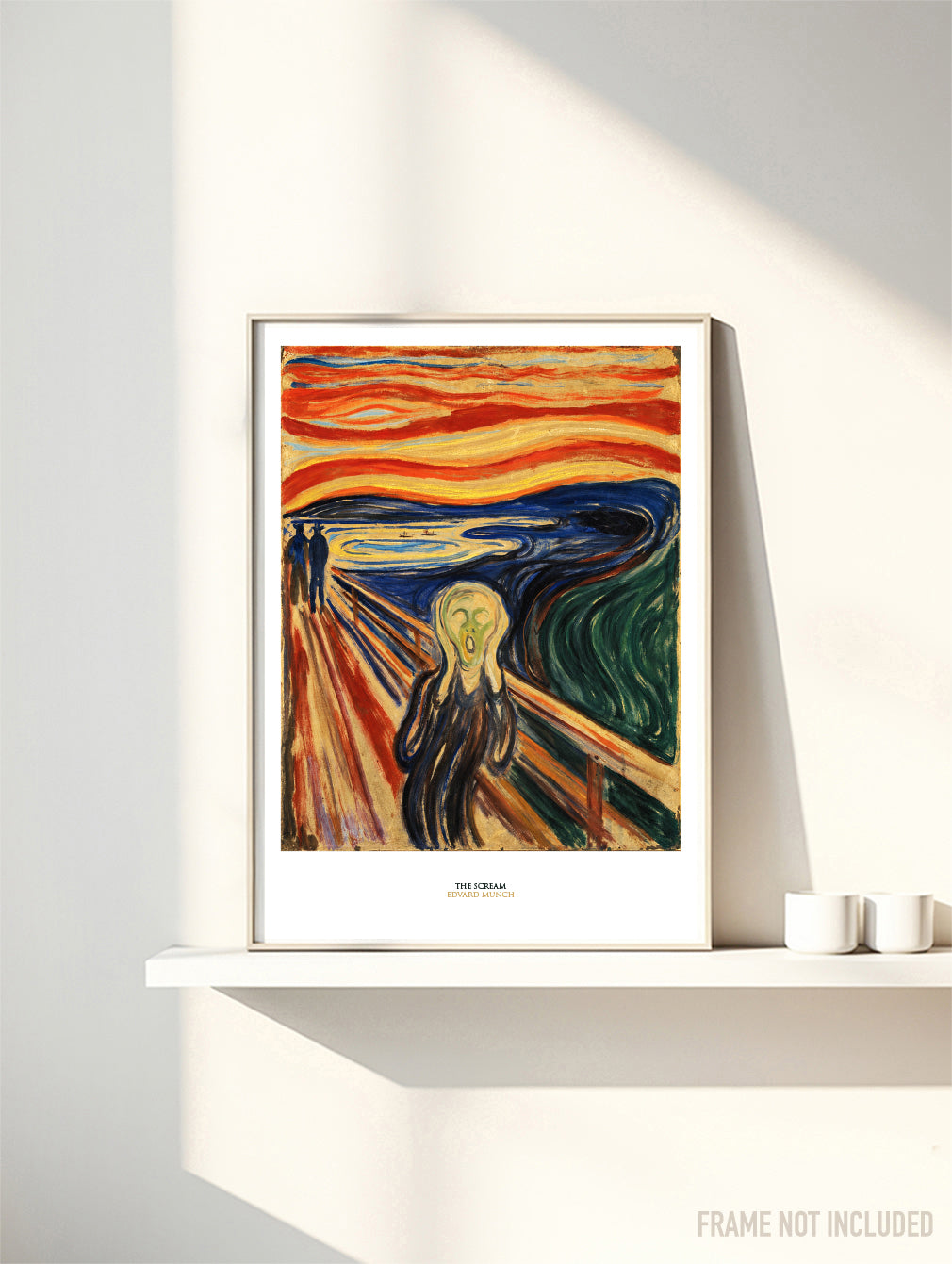 THE SCREAM - EDVARD MUNCH  - Symbios Design Rare Glossy Poster Print