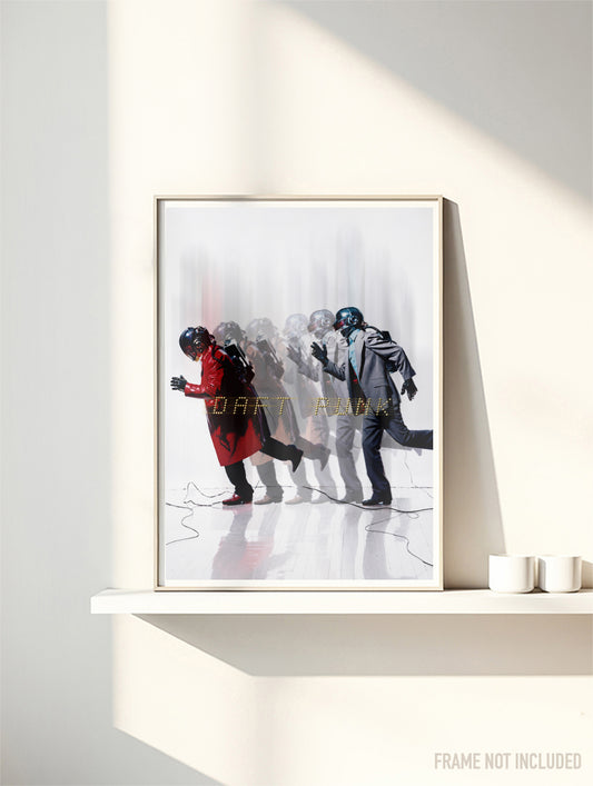 DAFT PUNK - CROSSBEATS - RETRO 1991 - Symbios Design Rare Glossy Poster Print