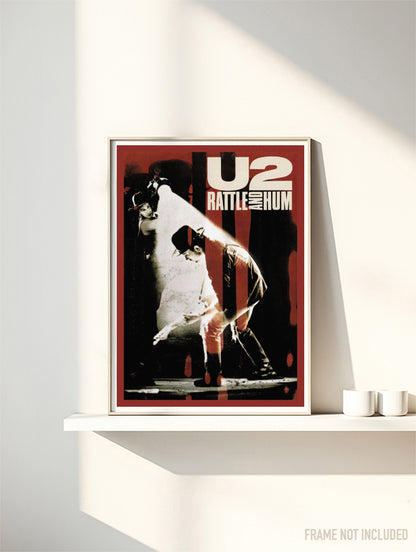 U2 - RATTLE & HUM - Symbios Design Rare Glossy Poster Print