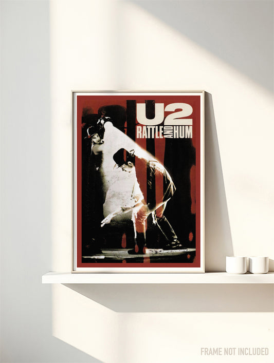 U2 - RATTLE & HUM - Symbios Design Rare Glossy Poster Print