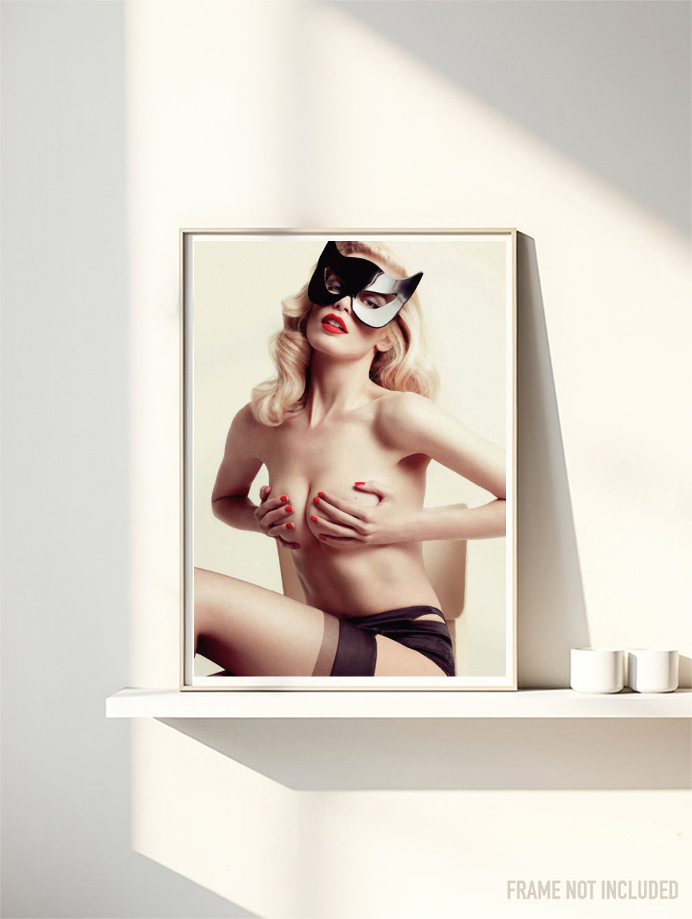 CLAUDIA SCHIFFER - Symbios Design Rare Glossy Poster Print