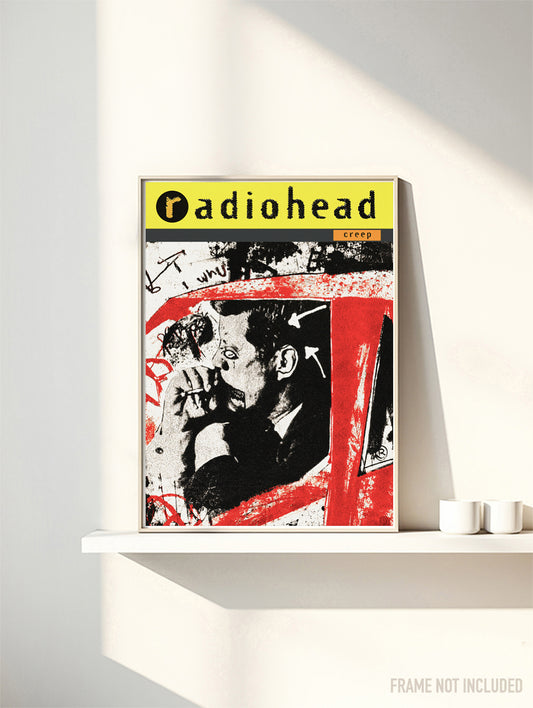 RADIOHEAD - CREEP - Symbios Design Rare Glossy Poster Print