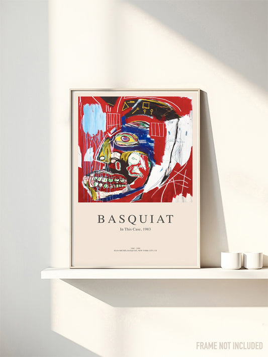 BASQUIAT- IN THIS CASE - Symbios Design Rare Glossy Poster Print