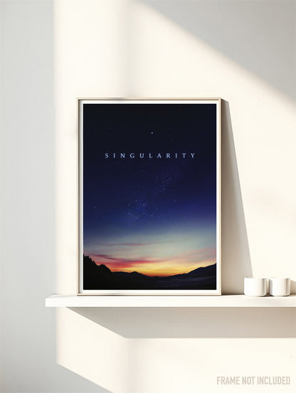 JON HOPKINS - SINGULARITY - Symbios Design Rare Glossy Poster Print