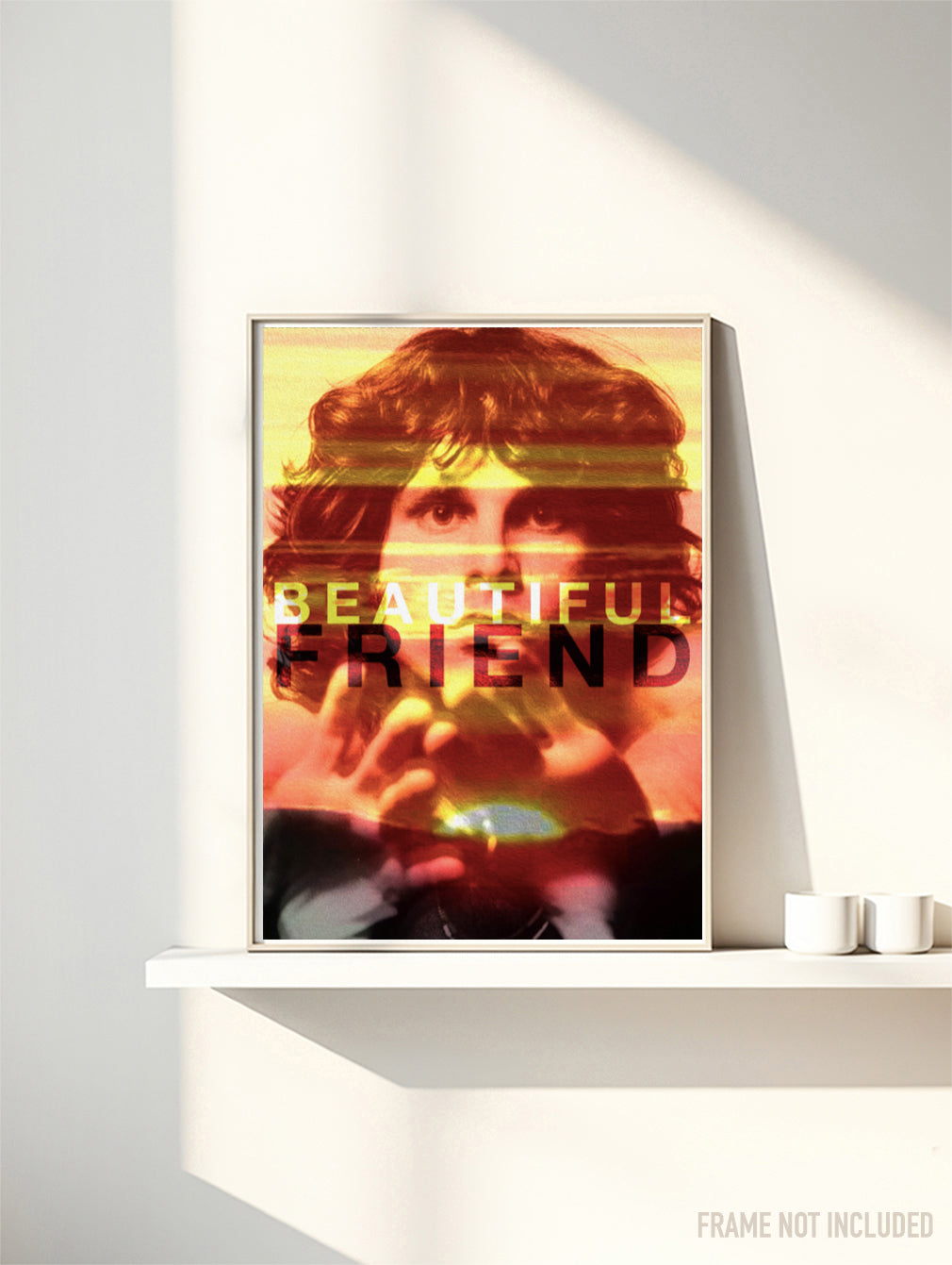 Beautiful Friend - JIm Morrison - The Doors  -  Rock Music Poster,  Music Decor, Band Memorabilia, Music Lover Gift