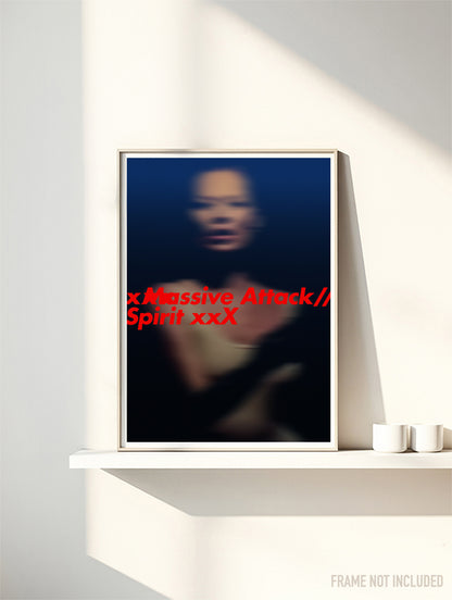 MASSIVE ATTACK - KATE MOSS - Symbios Design Rare Glossy Poster Print