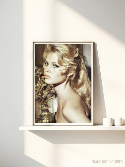 BRIGITTE BARDOT - ELEGANT - Symbios Design Rare Glossy Poster Print