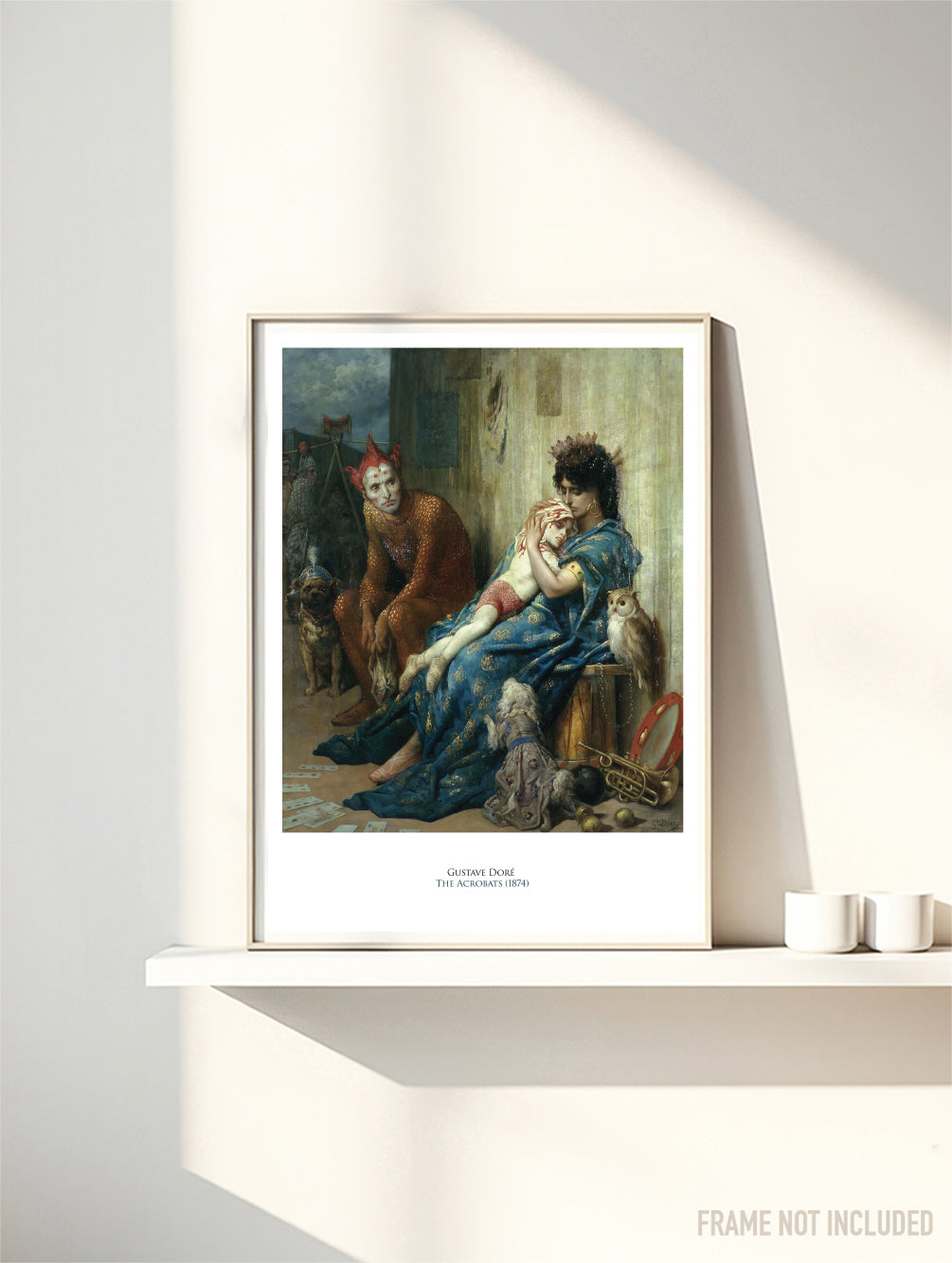 GUSTAVE DORE - THE ACROBATS - Symbios Design Rare Glossy Poster Print