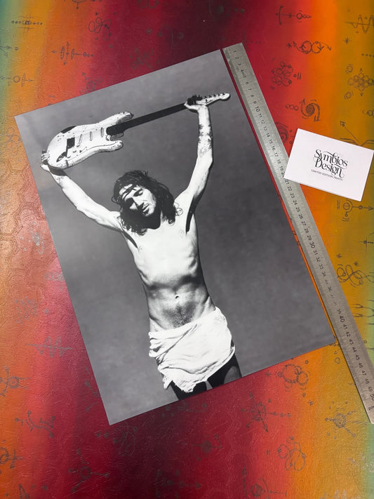 JOHN FRUSCIANTE - RED HOT CHILI PEPPERS  - Symbios Design - Rare Glossy Print