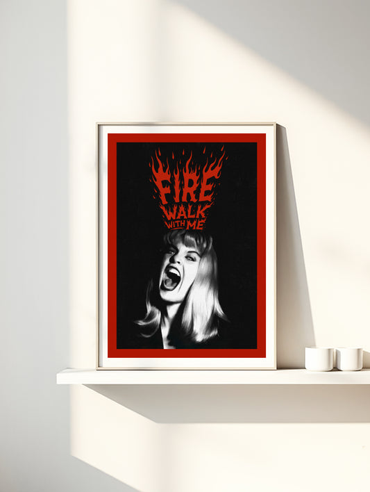 LAURA PALMER - FIRE WALK WITH ME  - TWIN PEAKS - Symbios Design - Rare Glossy Print