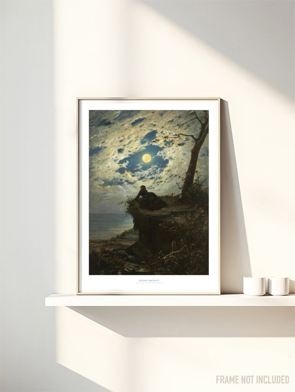 ALFONSO SIMONETTI - AND SHE NEVER RETURNED - Symbios Design Rare Glossy Poster Print