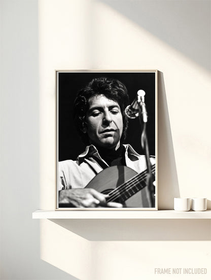 LEONARD COHEN - AT MASSEY HALL - Symbios Design Rare Glossy Poster Print