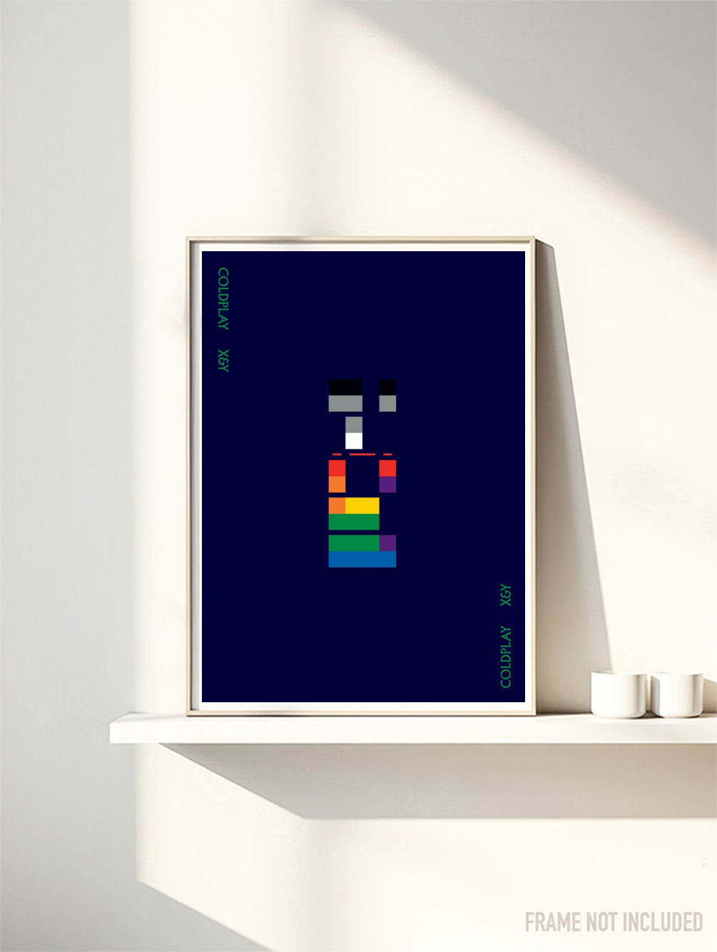COLDPLAY - X&Y - Symbios Design Rare Glossy Poster Print