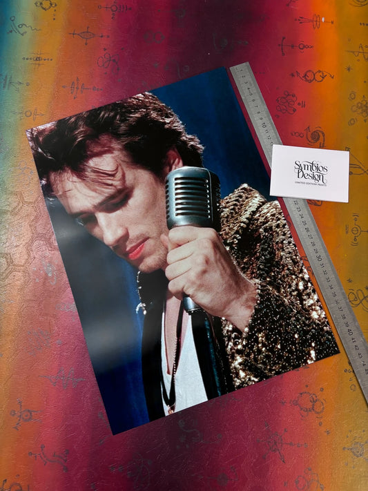 JEFF BUCKLEY - CLASSIC GRACE PORTRAIT - 90'S  - SYMBIOS DESIGN - GLOSSY ART PRINT
