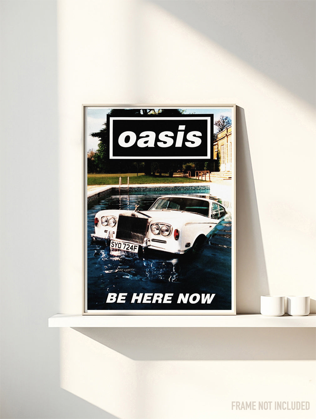 Oasis - Be Here Now - Rare Music Poster,  Music Decor, Band Memorabilia, Music Lover Gift