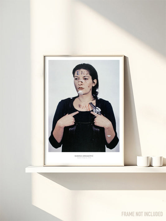 ABRAMOVIC - RHYTHM 0 - Symbios Design Rare Glossy Poster Print