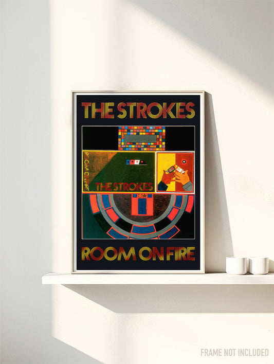 THE STROKES - ROOM ON FIRE - Symbios Design Rare Glossy Poster Print