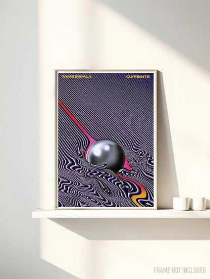 Tame Impala - Currents - Rare Music Poster,  Music Decor, Band Memorabilia, Music Lover Gift