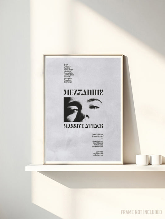 MASSIVE ATTACK - Symbios Design Rare Glossy Poster Print