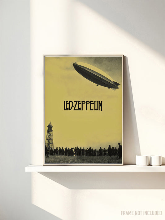 LED ZEPPELIN - Symbios Design Rare Glossy Poster Print