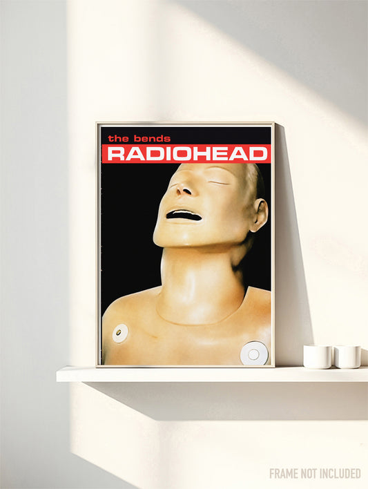 RADIOHEAD - THE BENDS - Symbios Design Rare Glossy Poster Print