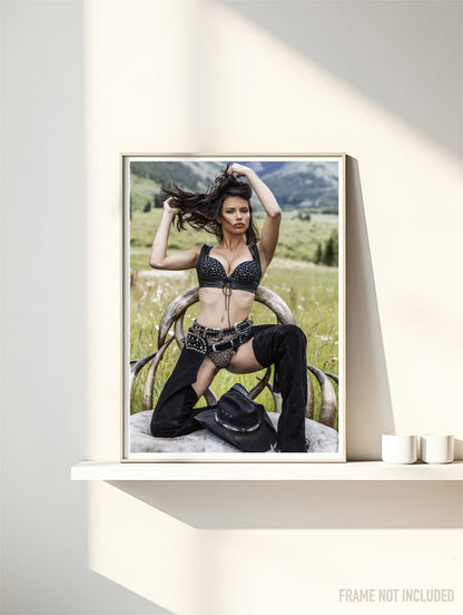 ADRIANA LIMA - Symbios Design Rare Glossy Poster Print