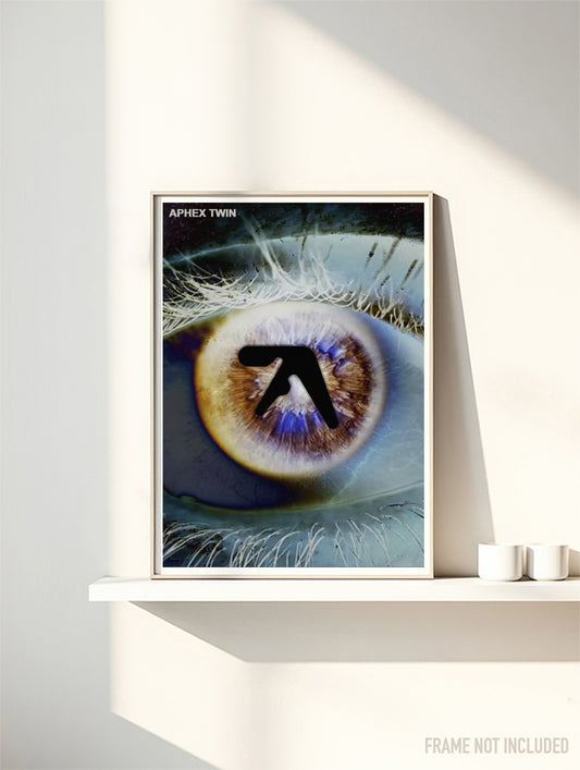 APHEX TWIN - ALL SEEING EYE - Symbios Design Rare Glossy Poster Print