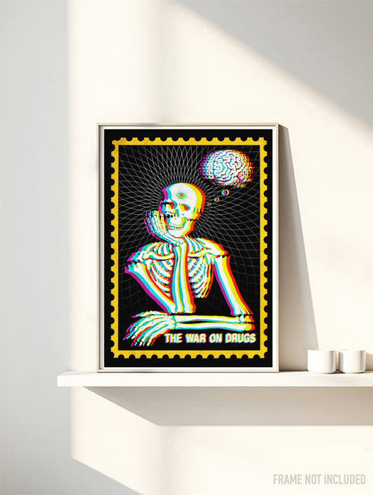 THE WAR ON DRUGS - Symbios Design Rare Glossy Poster Print