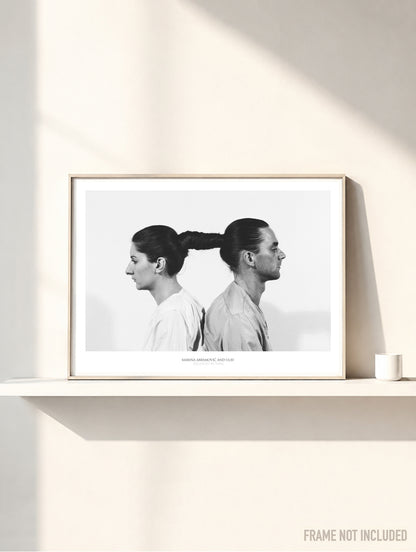 ABRAMOVIC & ULAY - RELATION IN TIME - Symbios Design Rare Glossy Poster Print