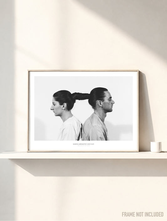 ABRAMOVIC & ULAY - RELATION IN TIME - Symbios Design Rare Glossy Poster Print
