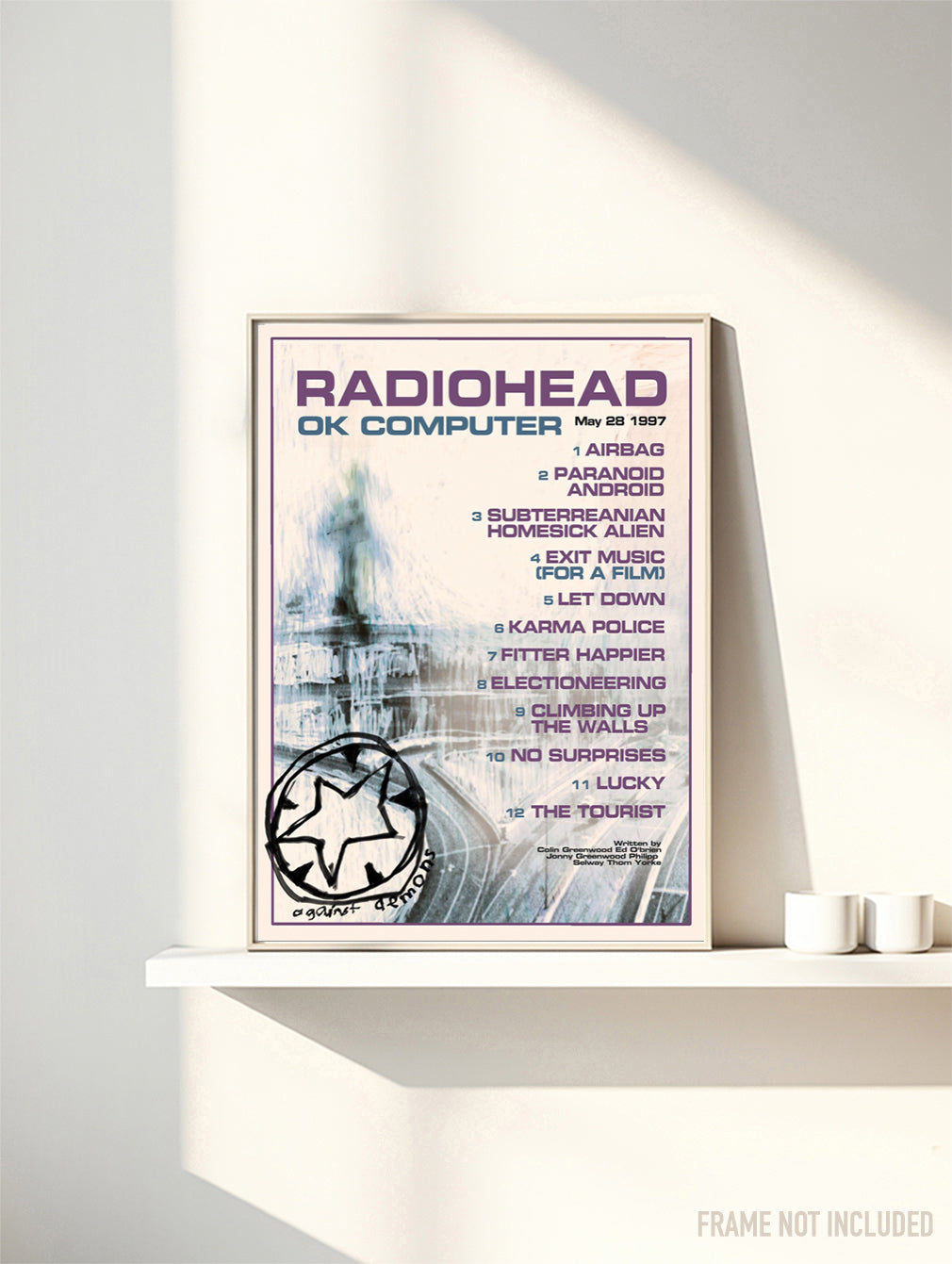 RADIOHEAD - OK COMPUTER 97' - Symbios Design Rare Glossy Poster Print