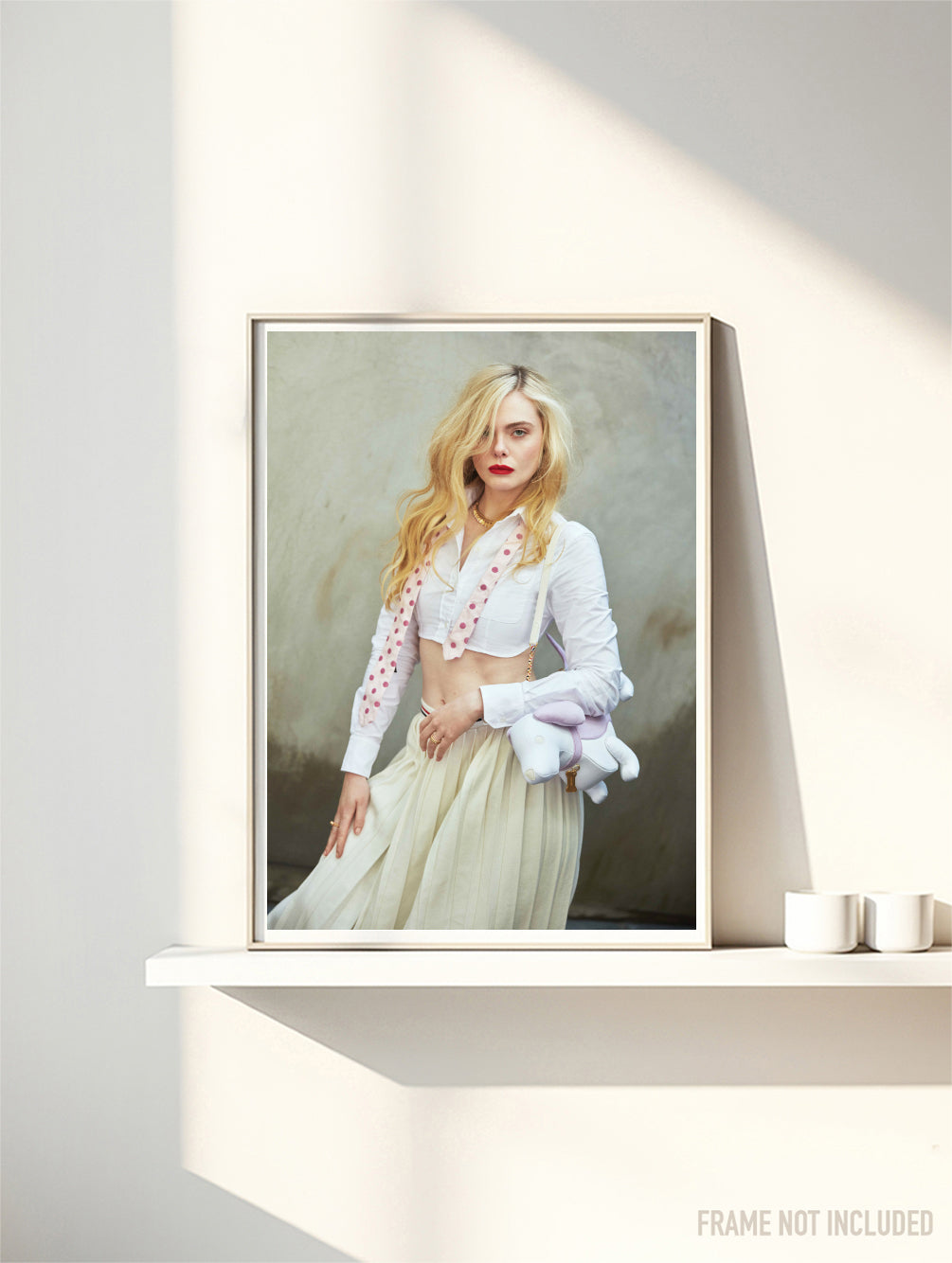 ELLE FANNING - Symbios Design Rare Glossy Poster Print