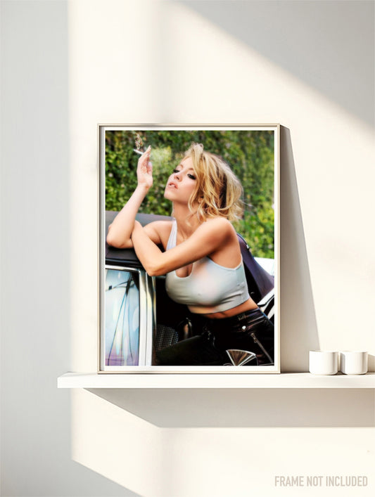 SYDNEY SWEENEY V - Symbios Design Rare Glossy Poster Print