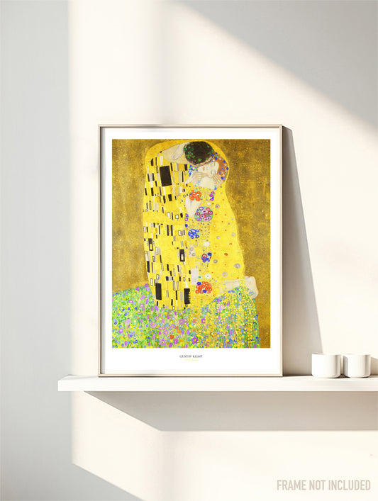 KLIMT - THE KISS  - Symbios Design Rare Glossy Poster Print