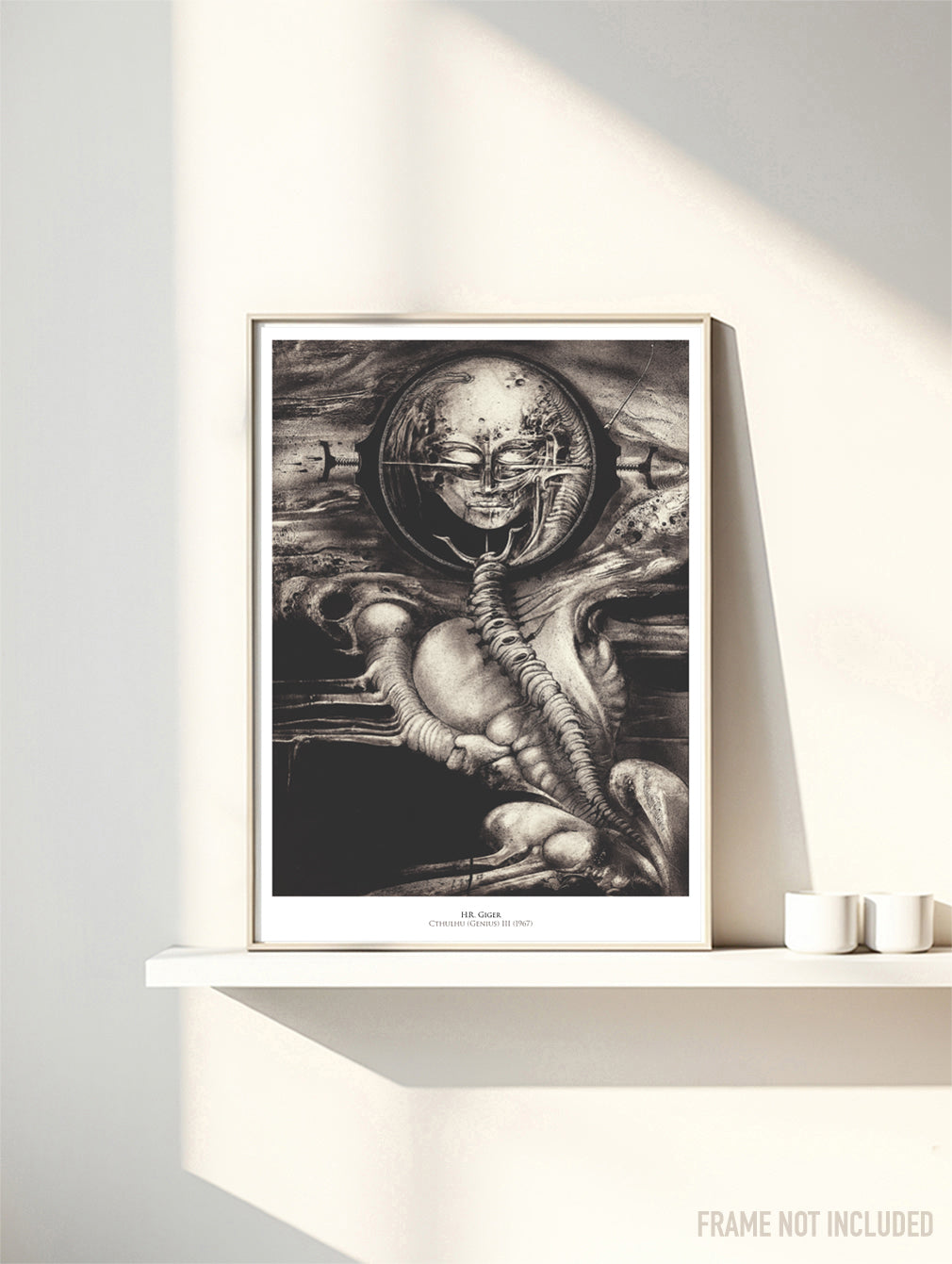 H.R. Giger - Cthulhu (Genius) III - Symbios Design Rare Glossy Poster Print