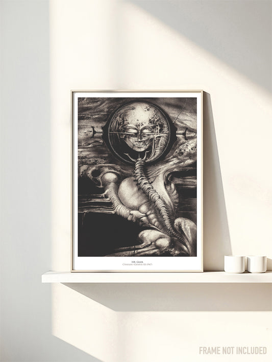 H.R. Giger - Cthulhu (Genius) III - Symbios Design Rare Glossy Poster Print