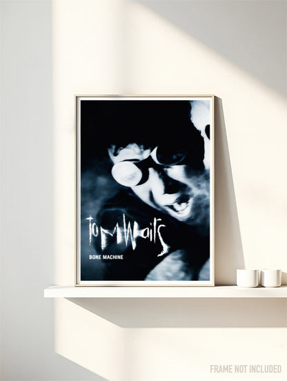 TOM WAITS - BONE MACHINE - Symbios Design Rare Glossy Poster Print