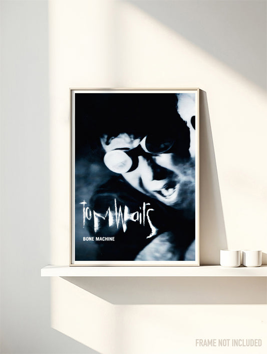 TOM WAITS - BONE MACHINE - Symbios Design Rare Glossy Poster Print