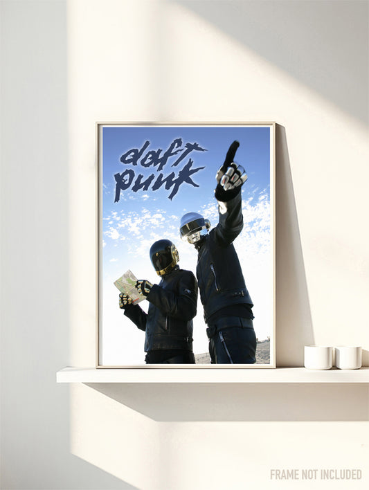 DAFT PUNK - VOYAGE - Symbios Design Rare Glossy Poster Print