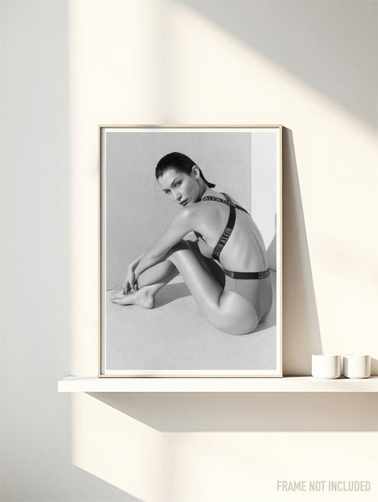BELLA HADID - CK - Symbios Design Rare Glossy Poster Print