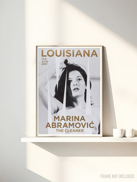 MARINA ABRAMOVIC - THE CLEANER - Symbios Design Rare Glossy Poster Print