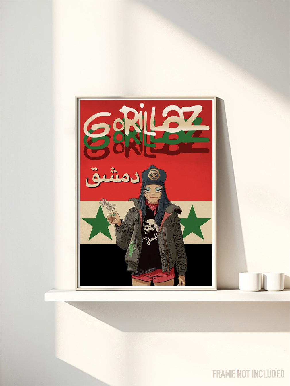 GORILLAZ - DAMASCUS - Music Poster,  Music Decor, Band Memorabilia, Music Lover Gift