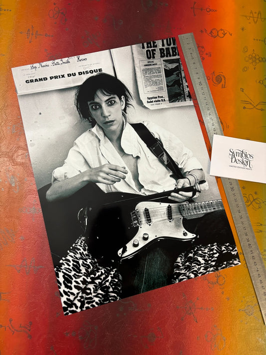 PATTI SMITH - NEW YORK - Symbios Design - Rare Glossy Print