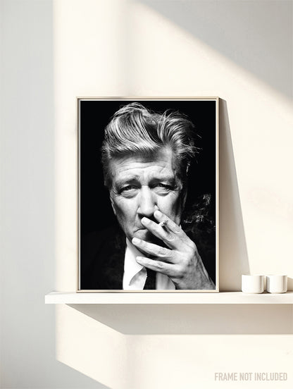 DAVID LYNCH - PORTRAIT - Symbios Design Rare Glossy Poster Print