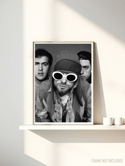 NIRVANA  - Symbios Design Rare Glossy Poster Print