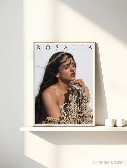 ROSALIA - Rare Portrait Music Poster,  Music Decor, Band Memorabilia, Music Lover Gift