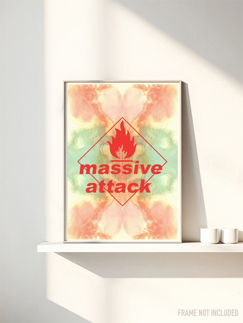 Massive Attack - Rare Music Poster,  Music Decor, Band Memorabilia, Music Lover Gift