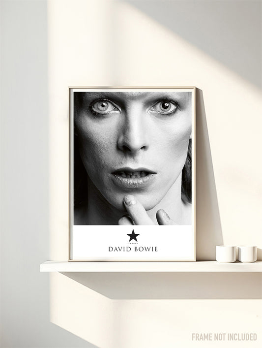 DAVID BOWIE  - Symbios Design Rare Glossy Poster Print