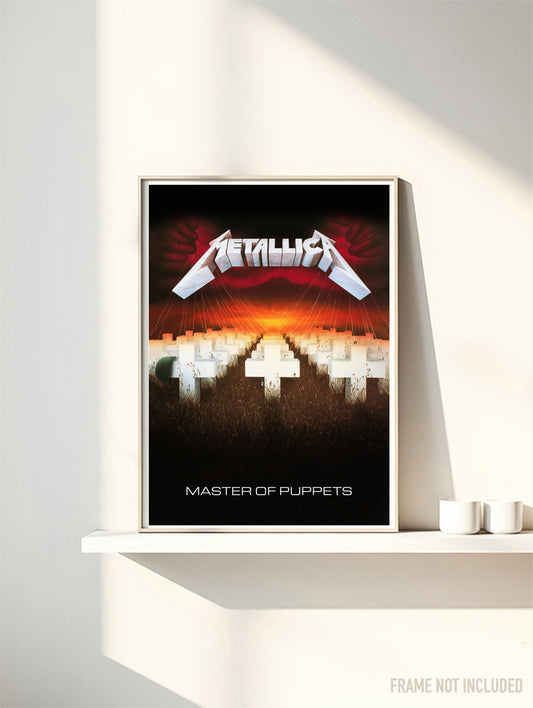 METALLICA - MASTER OF PUPPETS- Symbios Design Rare Glossy Poster Print
